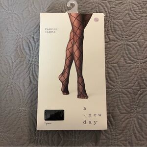 NWT Plus Size A New Day Diamond Shift Sheer Tights